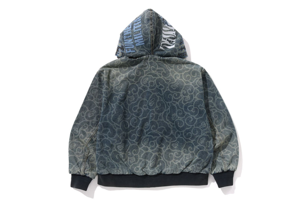 CLOUD CAMO JACQUARD UPCYCLED ACTIVE JACKET | bape.com