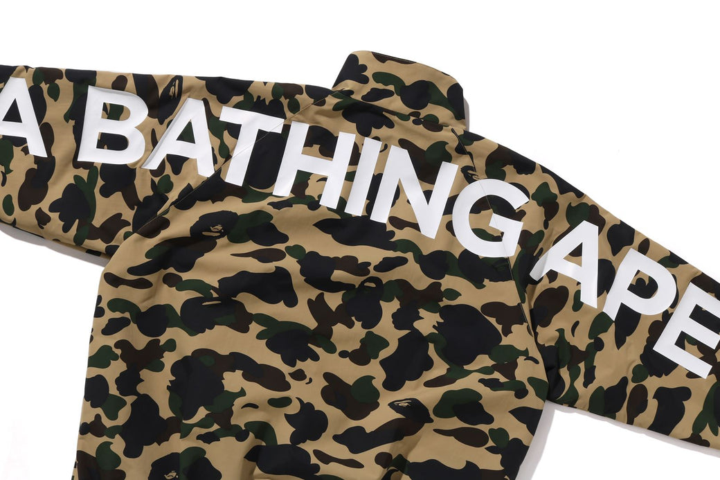 A BATHING APE トラック ジャケット ジップアップ 1st カモ A BATHING APE - bape 1st camo track jacket L エイプ カモ 猿