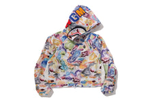 ART CAMO SHARK FULL ZIP HOODIE JACKET