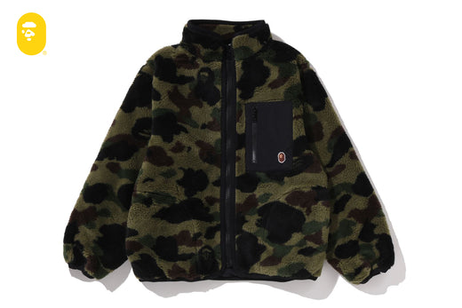 1ST CAMO FLEECE JACKET | bape.com