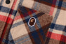 BAPE CHECK SHARK HOODIE RELAXED FIT SHIRT JACKET
