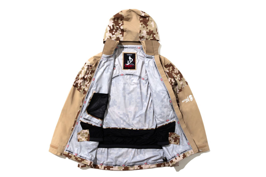 BAPE BY KAZUKI KURAISHI 】UAP CAMO SNOWBOARD 3-LAYER JACKET | bape.com