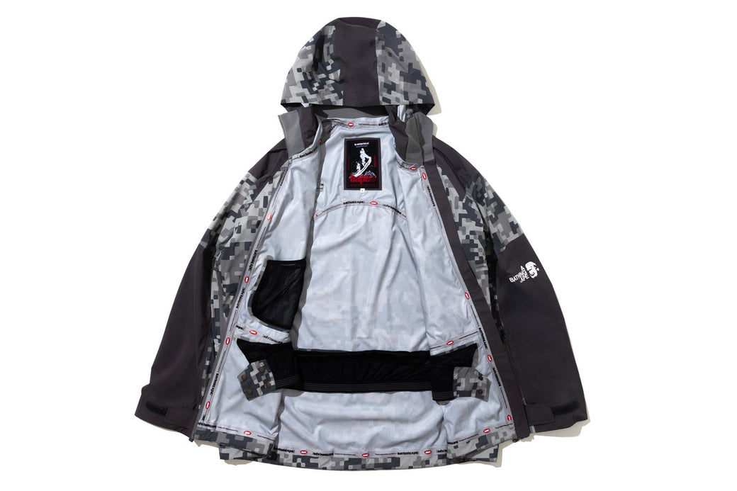 BAPE BY KAZUKI KURAISHI 】UAP CAMO SNOWBOARD 3-LAYER JACKET | bape.com