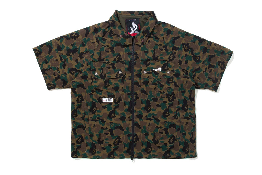 BAPE BY KAZUKI KURAISHI 】DIGITAL ABC CAMO DETACHABLE ZIP JACKET