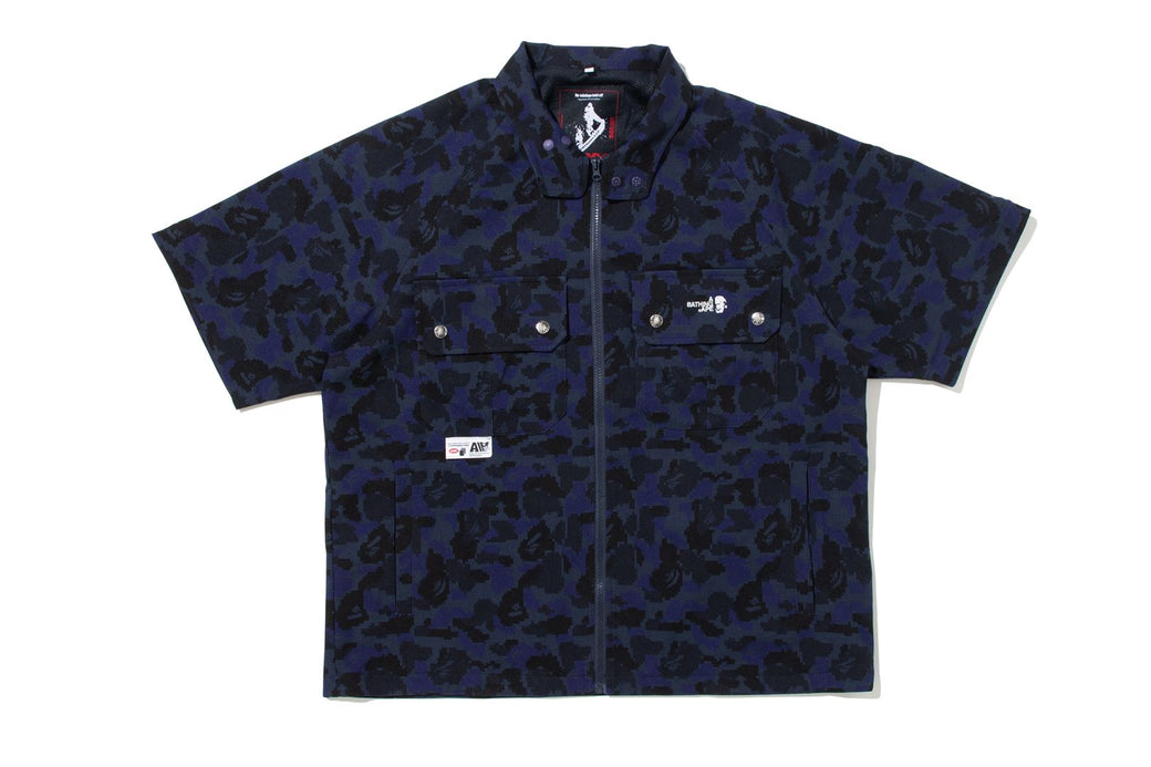 BAPE BY KAZUKI KURAISHI 】PIXELATE CAMO DETACHABLE ZIP JACKET