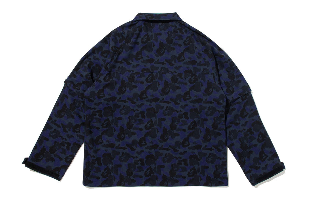 BAPE BY KAZUKI KURAISHI 】PIXELATE CAMO DETACHABLE ZIP JACKET