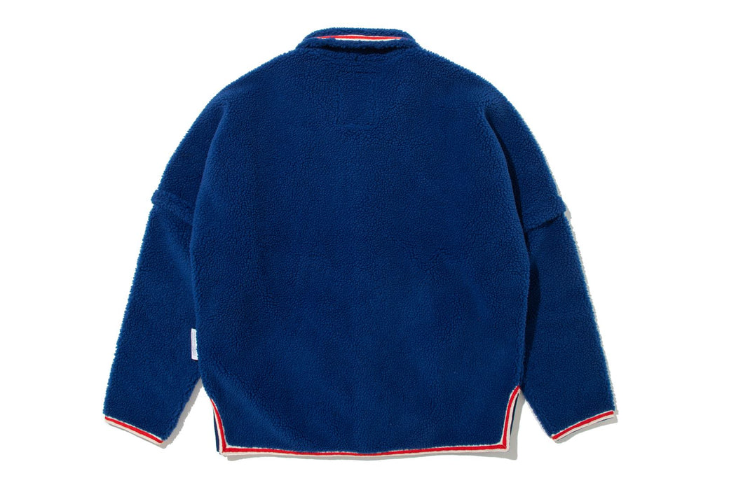 BAPE BY KAZUKI KURAISHI 】SHERPA DETACHABLE COACH JACKET | bape.com