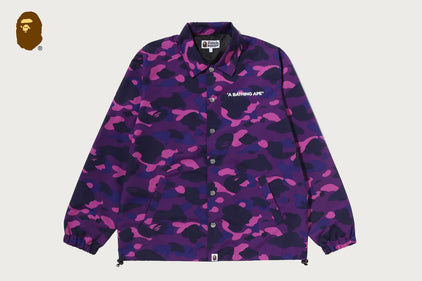COLOR CAMO COACH JACKET