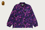 COLOR CAMO COACH JACKET