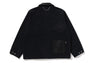 BAPE BLACK WASHED CHORE WORK JACKET