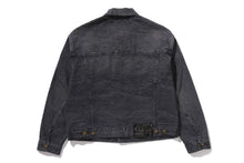 LINE CAMO JACQUARD DENIM JACKET