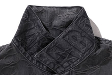 LINE CAMO JACQUARD DENIM JACKET