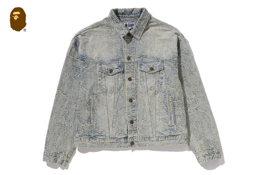 A BATHING APE(アベイシングエイプ) サイズ:L Line Camo Jacquard 