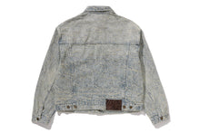 LINE CAMO JACQUARD DENIM JACKET