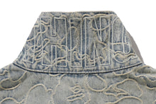 LINE CAMO JACQUARD DENIM JACKET