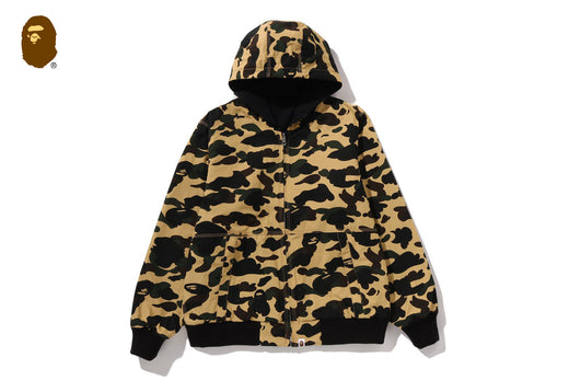 1ST CAMO REVERSIBLE ZIP HOODIE JACKET