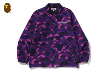 COLOR CAMO COACH JACKET