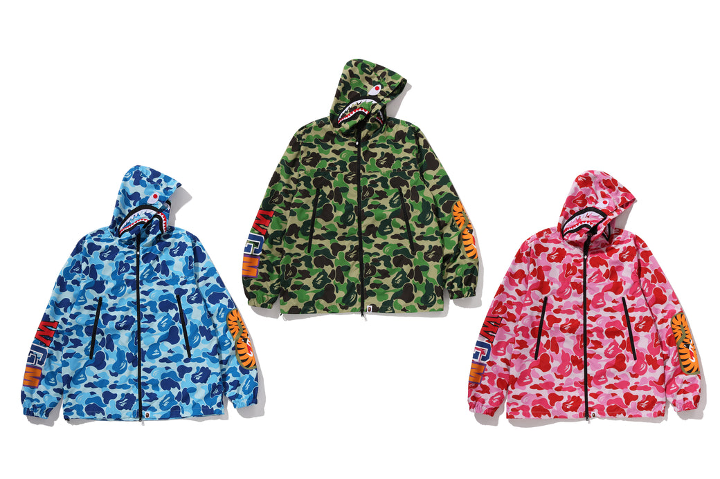 ABC CAMO SHARK HOODIE JACKET | bape.com