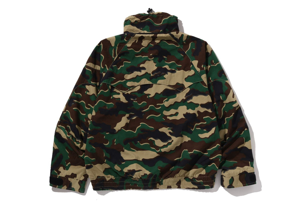 GLITCH WOODLAND CAMO SHORT SNOWBOARD JACKET | bape.com