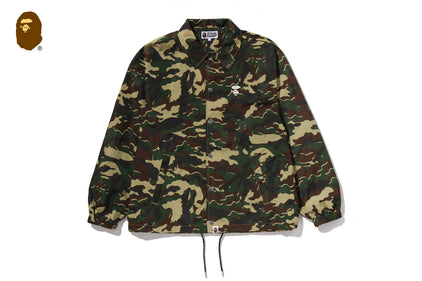 GLITCH WOODLAND CAMO COACH JACKET