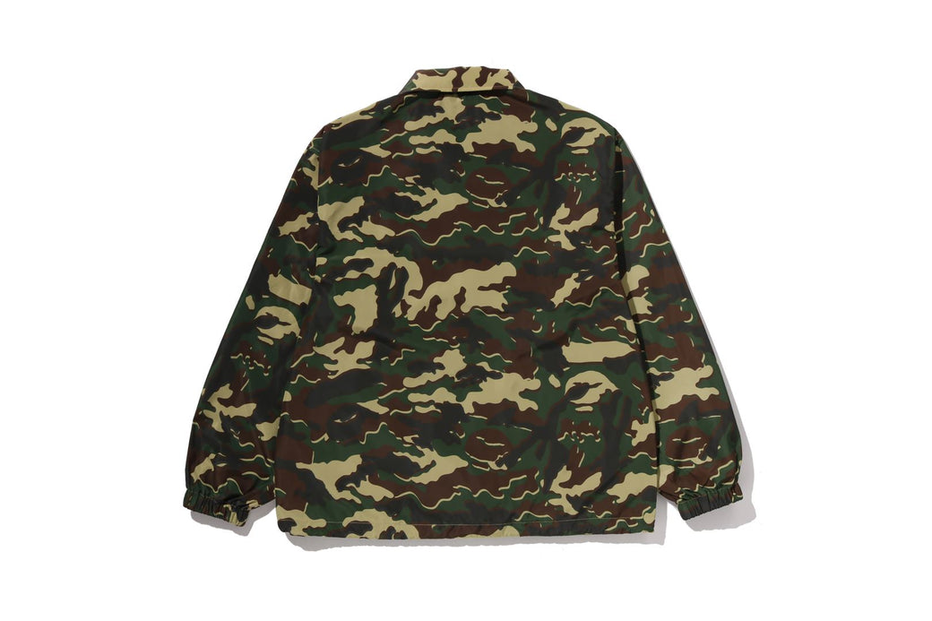 GLITCH WOODLAND CAMO COACH JACKET | bape.com
