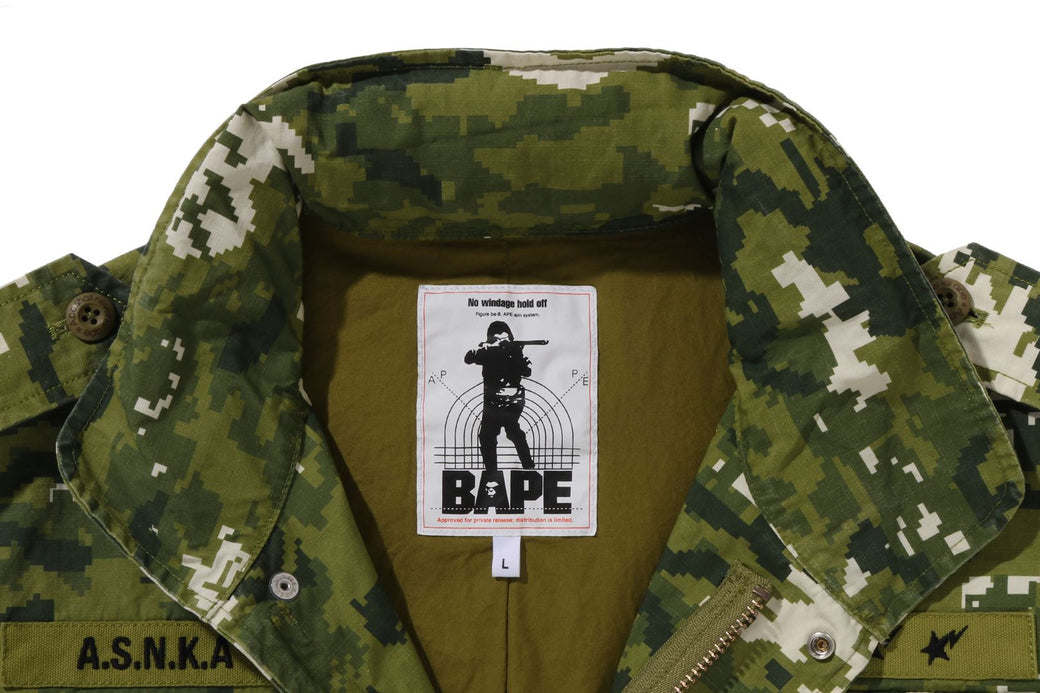 MULTI PIXEL CAMO M-65 JACKET | bape.com