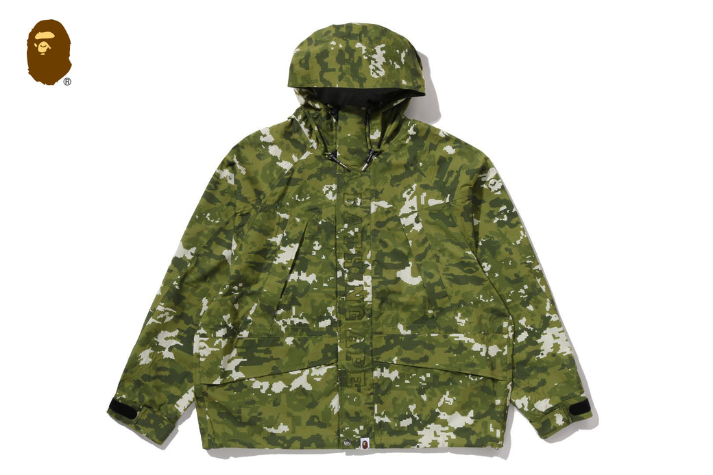 MULTI PIXEL CAMO SNOWBOARD 2 LAYER JACKET | bape.com