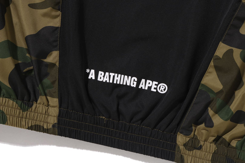 1ST CAMO STAND COLLAR TRACK JACKET | bape.com