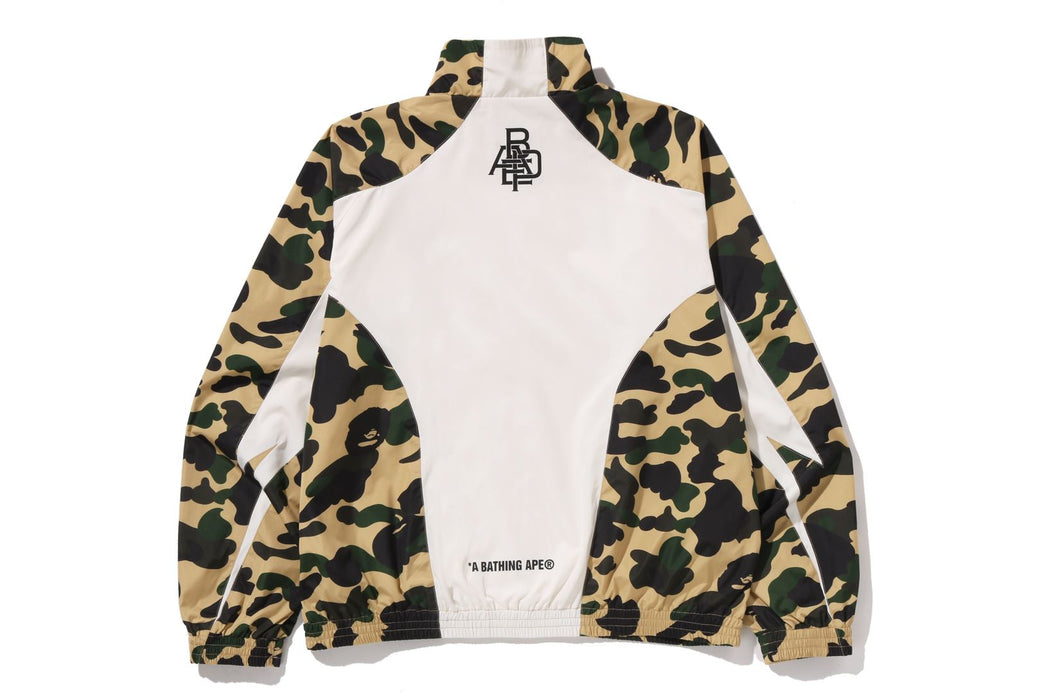 1ST CAMO STAND COLLAR TRACK JACKET | bape.com
