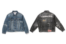 FAKE PRINT TRUCKER JACKET