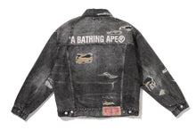 FAKE PRINT TRUCKER JACKET