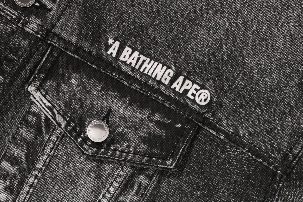 FAKE PRINT TRUCKER JACKET | bape.com