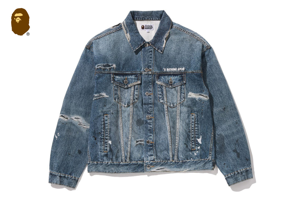 FAKE PRINT TRUCKER JACKET | bape.com
