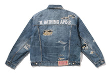 FAKE PRINT TRUCKER JACKET