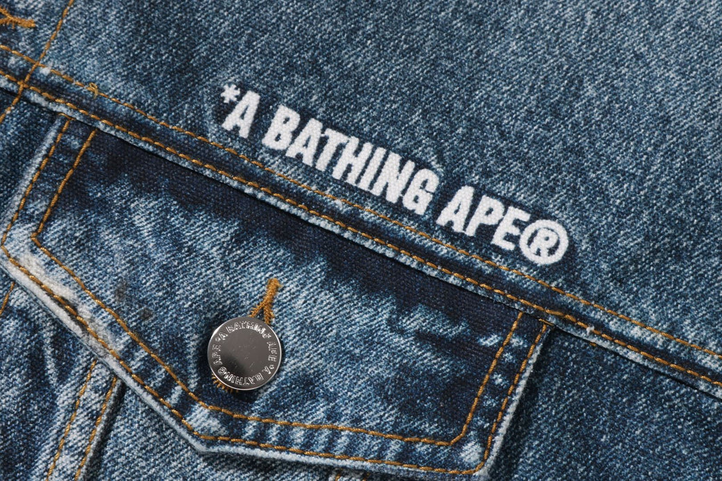 FAKE PRINT TRUCKER JACKET | bape.com
