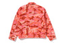 GLITCH WOODLAND CAMO BATHING APE LOGO WORKER JACKET