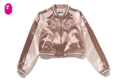 MULTILOGO CROPPED SOUVENIR JACKET