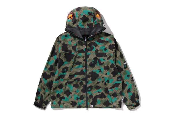 BAPE BY KAZUKI KURAISHI 】3-LAYER DIGITAL 1ST CAMO DOT SHARK BPAW
