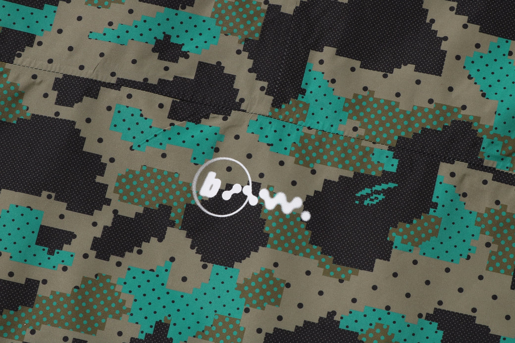BAPE BY KAZUKI KURAISHI 】3-LAYER DIGITAL 1ST CAMO DOT SHARK BPAW