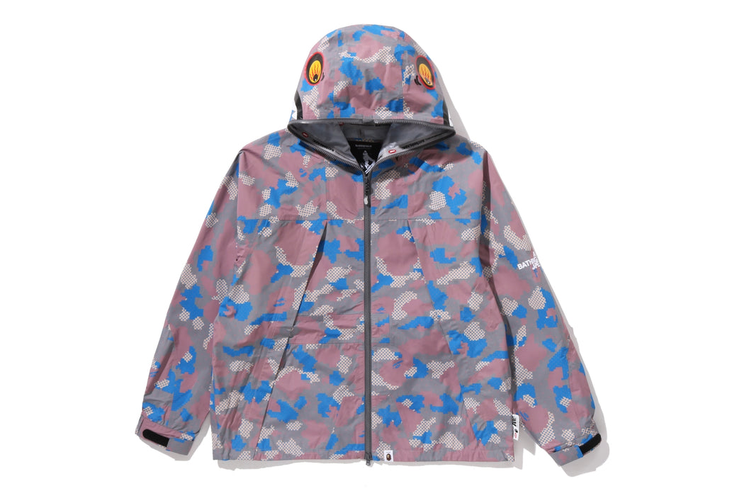 BAPE BY KAZUKI KURAISHI 】3-LAYER DIGITAL 1ST CAMO DOT SHARK BPAW