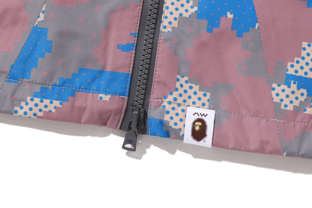 BAPE BY KAZUKI KURAISHI 】3-LAYER DIGITAL 1ST CAMO DOT SHARK BPAW