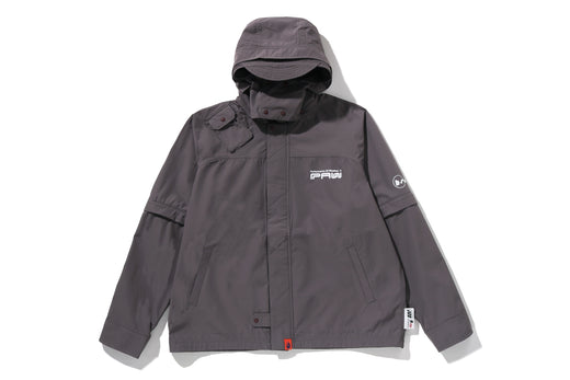 【 BAPE BY KAZUKI KURAISHI 】3-LAYER SHO-ENE DETACHABLE HOODED RAIN JACKET