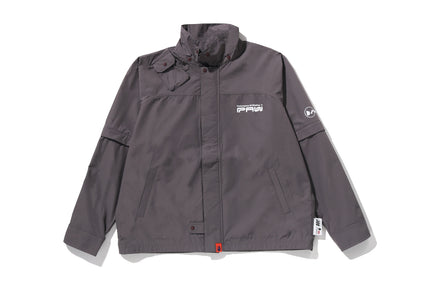 【 BAPE BY KAZUKI KURAISHI 】3-LAYER SHO-ENE DETACHABLE HOODED RAIN JACKET