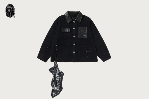 BAPE BLACK MICHIGAN BARN JACKET