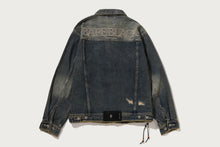 BAPE BLACK HEAVY WASHED DENIM JACKET