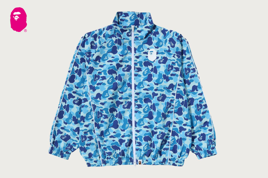 美品 A BATHING APE ラインカモ ナイロン トラックジャケット XS ABC CAMO TRACK JACKET | bape.com