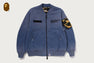 BAPE SWEAT BOMBER JACKET
