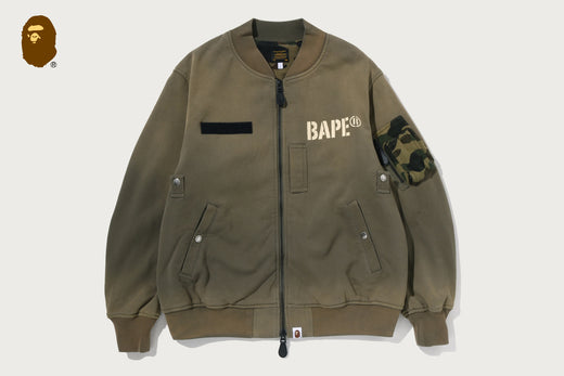 BAPE SWEAT BOMBER JACKET