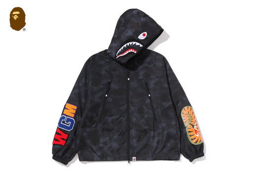 COLOR CAMO REFLECTIVE RIPSTOP SHARK FULL ZIP JACKET