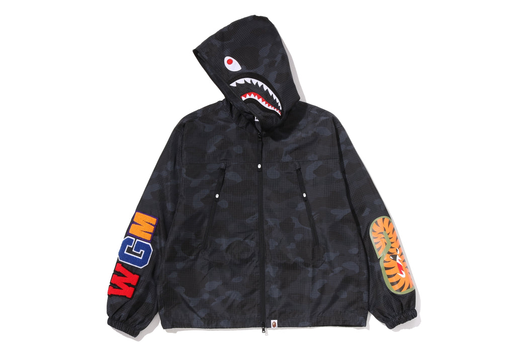 COLOR CAMO REFLECTIVE RIPSTOP SHARK FULL ZIP JACKET | bape.com